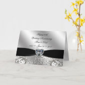 60周年ダイヤモンド結婚記念日グリーティングカード カード (黄色い花)