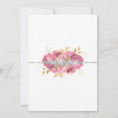 60周年ダイヤモンド結婚記念日パーティー招待状 招待状 (裏面)