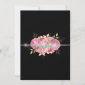 60周年ダイヤモンド結婚記念日パーティー招待状 招待状 (裏面)