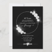 60周年ダイヤモンド結婚記念日パーティー招待状 招待状 (正面)