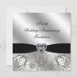 60周年ダイヤモンド結婚記念日招待状 招待状