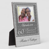 60周年ダイヤモンド記念 シルバーフォト フォトプラーク (側面)