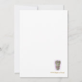 60周年パーティー招待薔薇 招待状 (裏面)