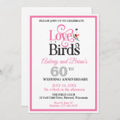 60周年ラブバードカスタマイズ 招待状 (正面/裏面)