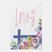 60周年修道院、宗教生活クロス キッチンタオル (縦)