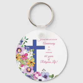 60周年修道院、宗教生活クロス キーホルダー