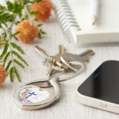 60周年修道院、宗教生活クロス キーホルダー (側面)