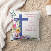 60周年修道院、宗教生活クロス クッション (ブランケット)