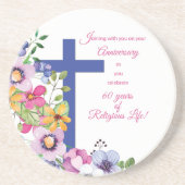 60周年修道院、宗教生活クロス コースター (正面)