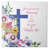 60周年修道院、宗教生活クロス タイル (正面)