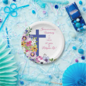 60周年修道院、宗教生活クロス ペーパープレート (パーティー)