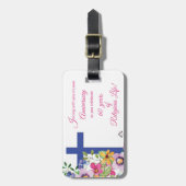 60周年修道院、宗教生活クロス ラゲッジタグ (正面縦)