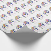 60周年修道院、宗教生活クロス ラッピングペーパー (角)