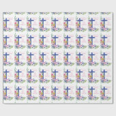 60周年修道院、宗教生活クロス ラッピングペーパー (フラット)