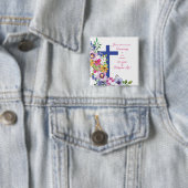 60周年修道院、宗教生活クロス 缶バッジ (インサイチュ)