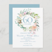 60周年日付変更バラフローラ 案内ポストカード (正面/裏面)