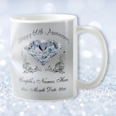 60周年祖父母結婚への贈り物 コーヒーマグカップ