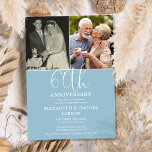 60周年結婚を迎えた今の写真2枚 招待状<br><div class="desc">2エレガント枚の特別結婚な写真とタイポグラフィを掲載した60周年の招待スタイリッシュ。Thisisnomeによる設計©</div>