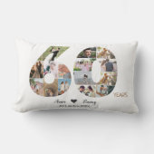 60周年結婚写真 ランバークッション (正面)