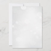 60周年結婚印刷可エレガント能 招待状 (裏面)