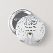 60周年結婚白鳥の恋 缶バッジ (正面&裏面)