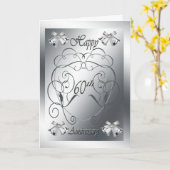 60周年結婚記念カード カード (黄色い花)