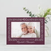 60周年結婚記念パーティー招待状 招待状 (スタンド正面)