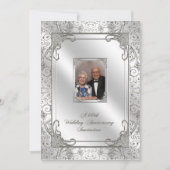 60周年結婚記念日の写真招待状カード 招待状 (正面)