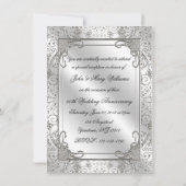 60周年結婚記念日の写真招待状カード 招待状 (裏面)