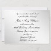60周年結婚記念日の写真招待状カード 招待状 (裏面)