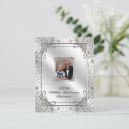 60周年結婚記念日の写真招待状カード 招待状