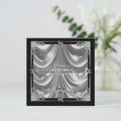 60周年結婚記念日の招待状カード 招待状 (スタンド正面)