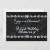 60周年結婚記念日の招待状カード 招待状 (正面)