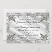 60周年結婚記念日の招待状 招待状 (裏面)