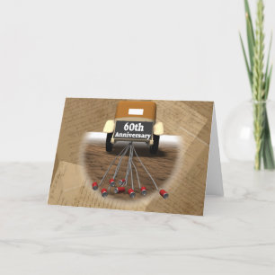 60周年結婚記念日の贈り物 カード