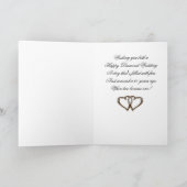 60周年結婚記念日グリーティングカード カード (内部)