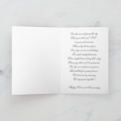 60周年結婚記念日グリーティングカード カード (内部)