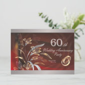 60周年結婚記念日パーティー招待状 招待状 (スタンド正面)