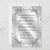 60周年結婚記念日写真招待状カード 招待状 (裏面)