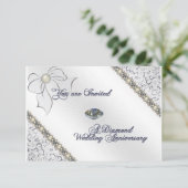 60周年結婚記念日出欠カード 出欠カード (スタンド正面)