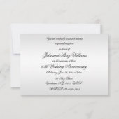 60周年結婚記念日出欠確認招待状 招待状 (裏面)