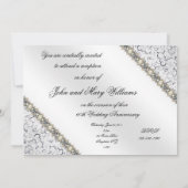 60周年結婚記念日招待状カード 招待状 (裏面)