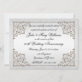 60周年結婚記念日招待状カード 招待状 (裏面)