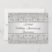 60周年結婚記念日招待状カード 招待状 (正面)