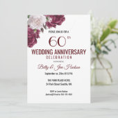 60周年結婚記念日招待状 招待状 (スタンド正面)
