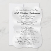 60周年結婚記念日招待状 招待状 (裏面)