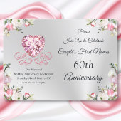 60周年結婚記念日招待状 招待状