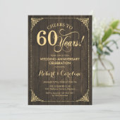 60周年結婚記念日 - ゴールドウッド 招待状 (スタンド正面)