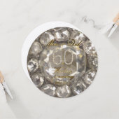 60周年結婚記念日　ダイヤモンド婚 カード (正面/裏面インサイチュ)