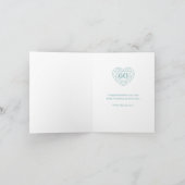 60周年結婚記念日 60年間の愛のカード カード (内部)